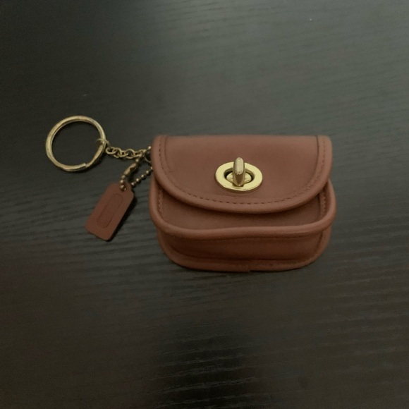 Coach Accessories - Vintage Coach City Coin Case Keychain